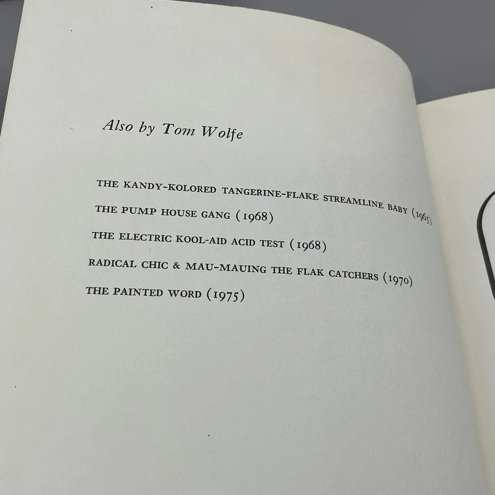 Vintage Mauve Gloves & Madmen Clutter &‎ Vine Tom Wolfe 1976 1st Ed HC DJ